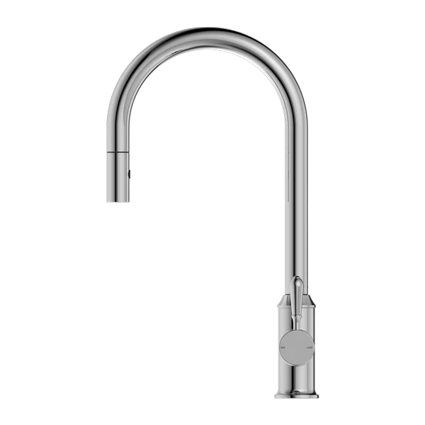 York Pull Out Sink Mixer With Veggie Spray Function With Metal Lever - Image 2