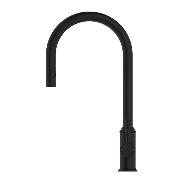 York Pull Out Sink Mixer With Veggie Spray Function With Metal Lever - Image 4