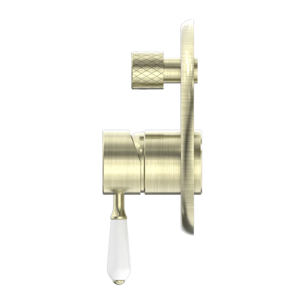 York Shower Mixer With Divertor With Porcelain Lever - Image 12