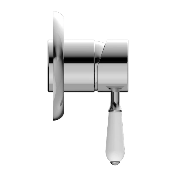 York Shower Mixer With Porcelain Lever - Image 3