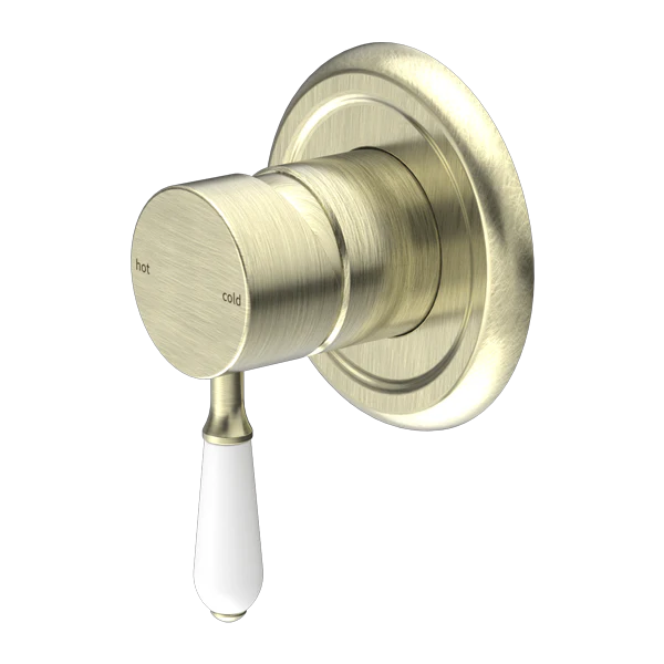 York Shower Mixer With Porcelain Lever - Image 9