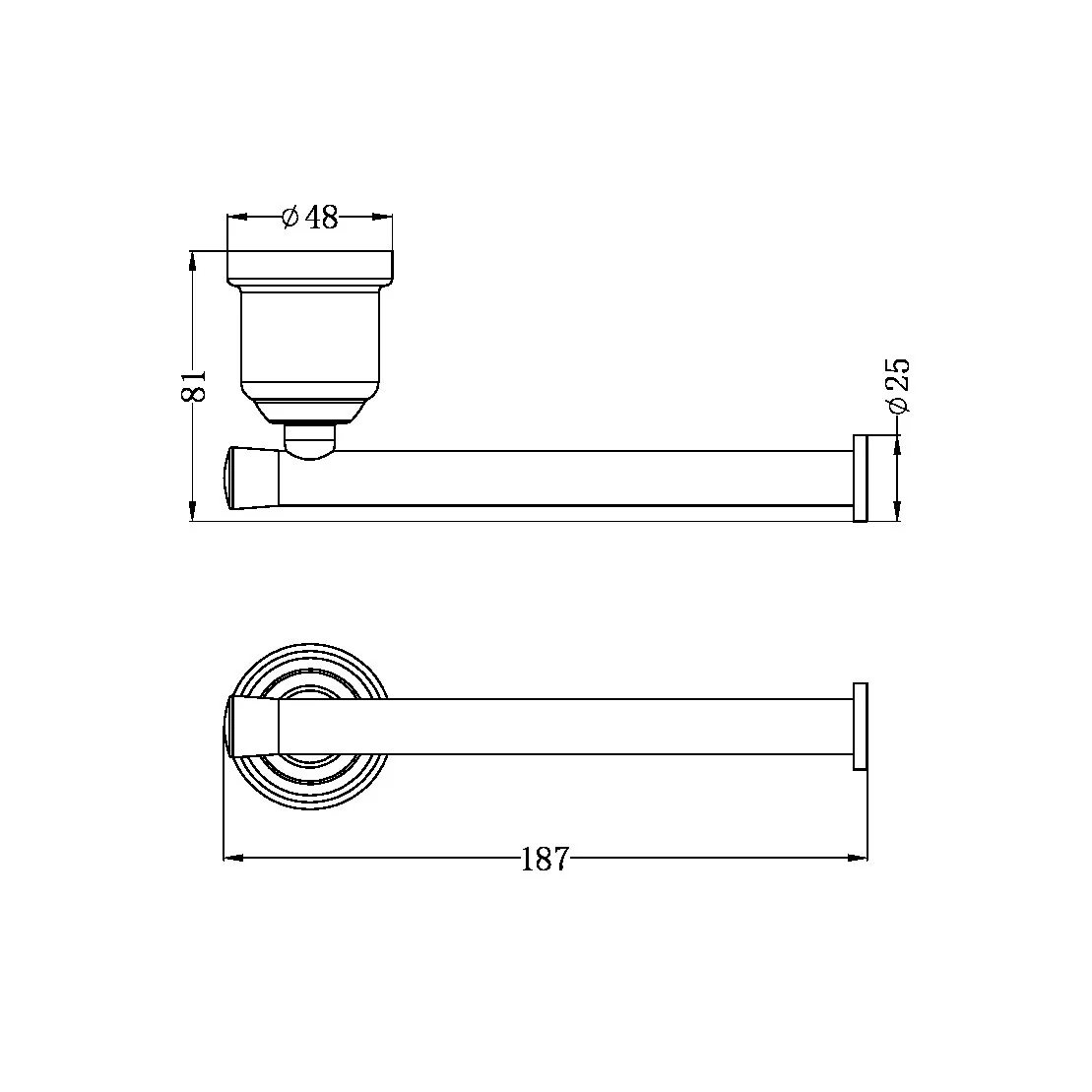 York Toilet Roll Holder - Image 10