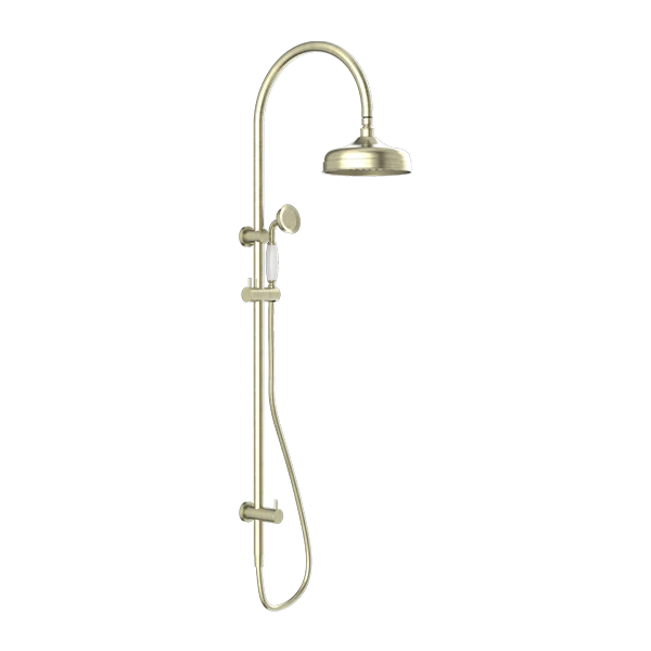 York Twin Shower With White Porcelain Hand Shower - Image 3