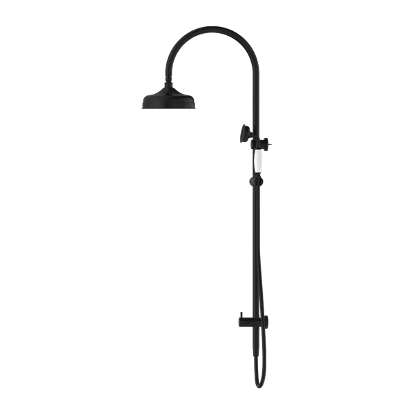 York Twin Shower With White Porcelain Hand Shower - Image 4