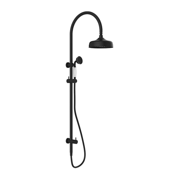 York Twin Shower With White Porcelain Hand Shower - Image 6